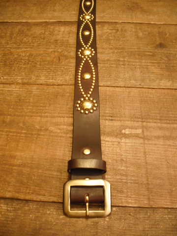 FLOWER CHAIN TYPE-1 別注40mm/BROWN×GOLD