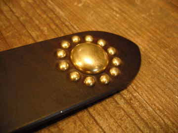 FLOWER CHAIN TYPE-1 別注40mm/BROWN×GOLD
