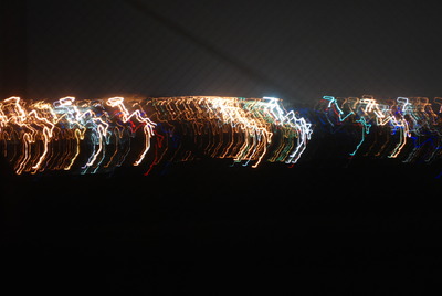 夜のドライブ・光遊び