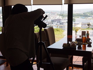 cafe１０３　おきなわ倶楽部の撮影！！