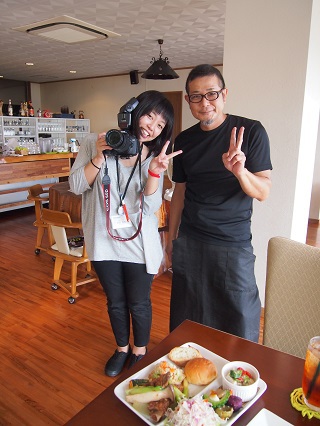 cafe１０３　おきなわ倶楽部の撮影！！