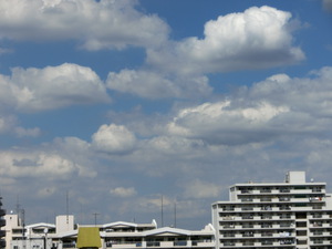 ある日の東京の絵のような？空