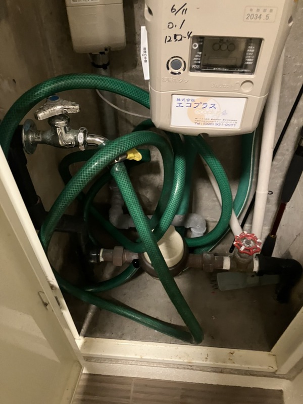 水漏れが・・・