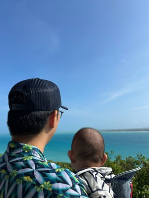 息子、初めての飛行機で宮古島へ！