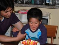 ４才の誕生日 2011/04/13 09:45:44
