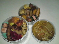 今日の手抜き弁当m(_ _)mこれで良いかぁ〜！ 2011/05/25 23:47:53