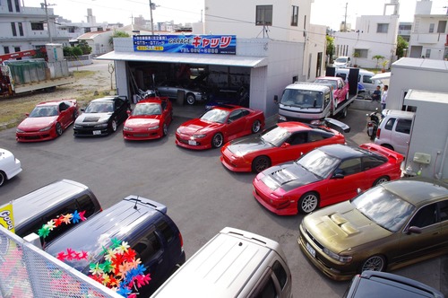 クロスロードスタッフ日記 ドリ車の展示会
