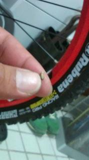 ＭＴＢのタイヤ交換