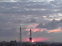 慶良間に沈む夕陽