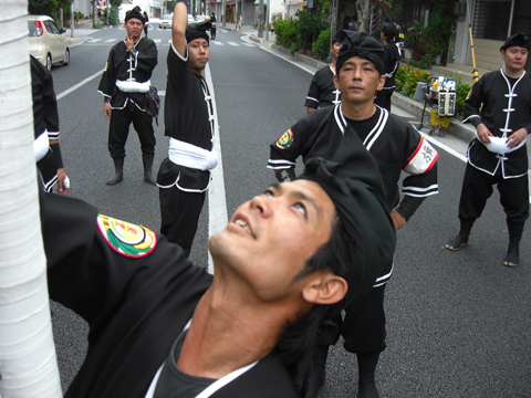 那覇大綱挽　本番