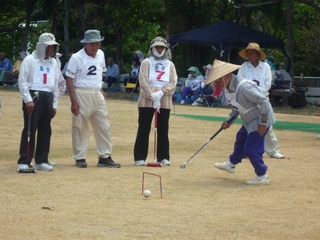 豊見城市老人ゲートボール大会 Fmとよみスタッフ日記