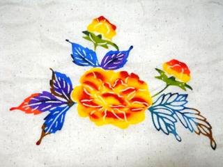 ～紅型染～　出来上がり～♪