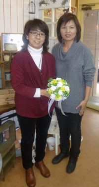 ブライダルブーケレッスン 2013/01/11 13:36:49