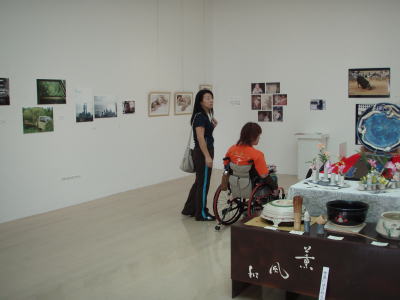 美紗貴さんの作品展示を見に県立博物館へ