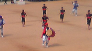嘉数中学校体育祭　　　　ﾁﾗﾘ((,,･`[壁]