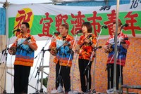 第16回エイサー祭り：1日目地謡・地方（ジウテ・ジカタ） 2012/11/27 12:24:58