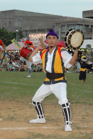 第16回エイサー祭り：1日目　野嵩三区青年会