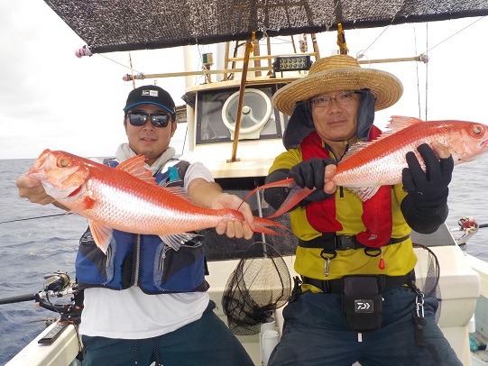 先日の深海釣り（アカマチ・チカメキントキ）