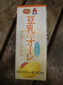 豆乳オーレ マンゴーミックス～！！