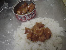 焼鳥むすび＆納豆卵ごはん～！
