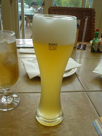 地ビールとゴーヤーチップス～！！