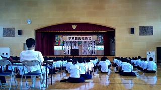 2学年意見発表会