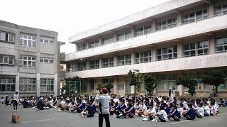 学校美化作業