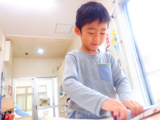 モーセ組　チューリップ植え・英語クラス
