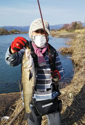 ♪♪ ターゲットのコイをスプ～ンで　♪♪
