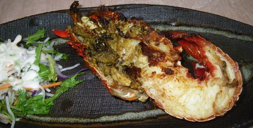 ♪♪  頂いたイセエビで豪華ディナー　♪♪