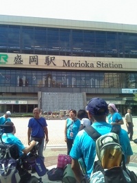 盛岡駅到着です 2012/08/31 10:45:29