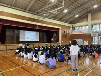 母校で非行防止教室 2024/11/08 16:52:38