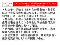 八重瀬町のまん延防止対策 2022/01/11 13:39:45
