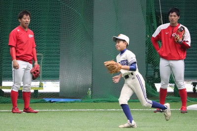広島カープ野球教室inコザしんきんスタジアム　2020.2.9
