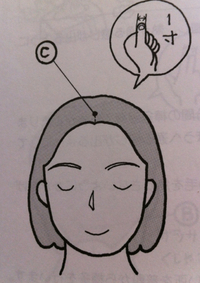 鼻水、鼻づまりに上星（じょうせい）