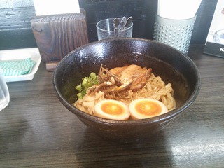 太麺の油そば