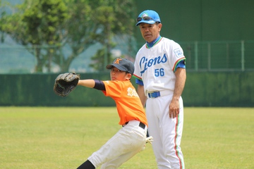 母の日は…野球教室