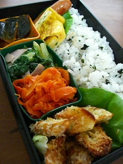 ちくわのパン粉焼き弁当