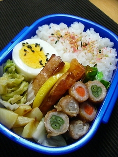 鮭のバター焼き？弁当