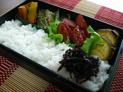 ソーセージのお弁当