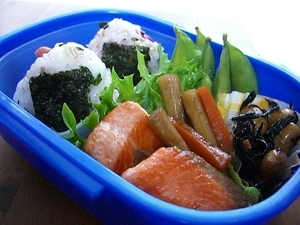 鮭ソテーのお弁当