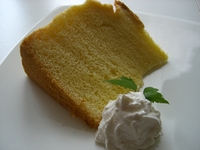 プレーンシフォンケーキ
