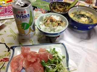 酒が向かってきた。