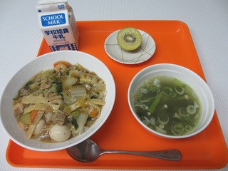 2012/10/1の給食メニュー