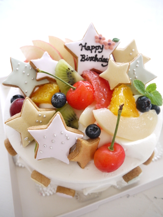 七夕のお誕生日ケーキ お菓子のアトリエ Labours ラブール