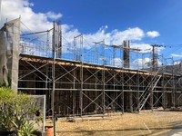 沖縄市「登川の家Ⅲ」RFスラブ打設 2021/12/28 11:50:00