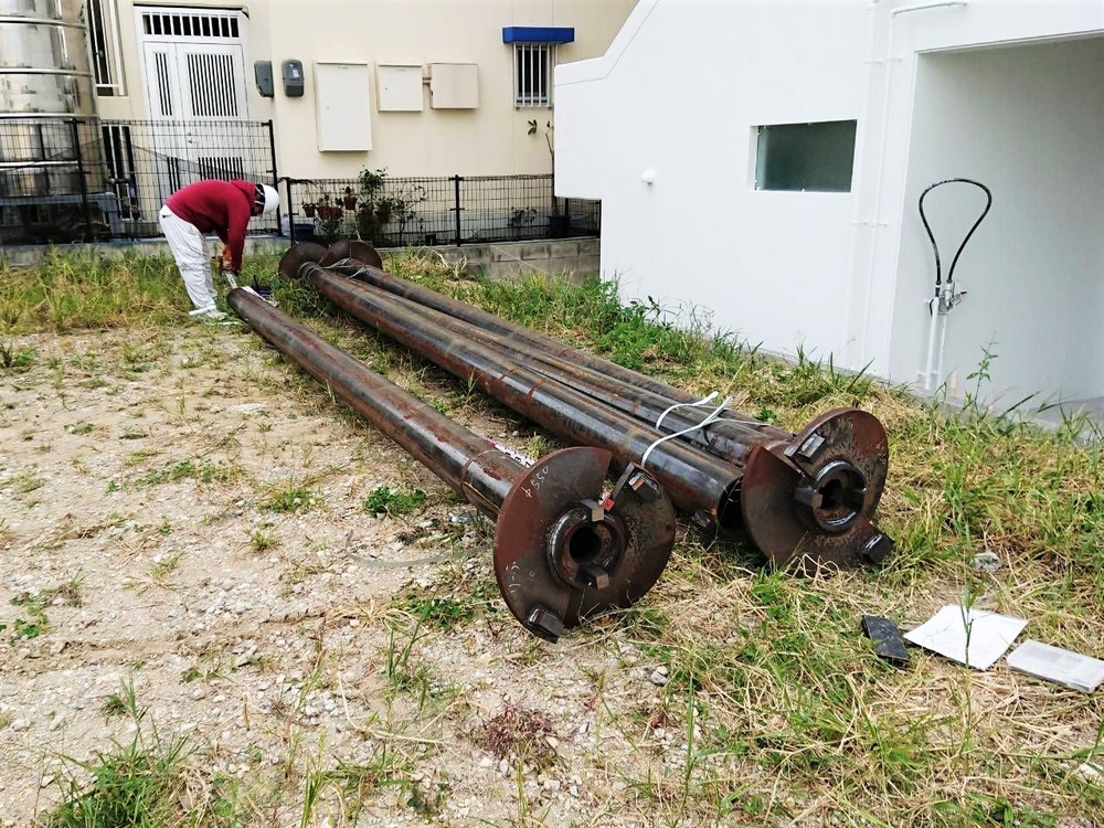 浦添市「経塚二世帯の家」基礎工事
