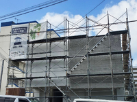 浦添市「経塚二世帯の家」工事進捗 2022/07/30 11:50:00