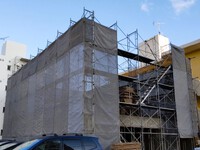 北谷町「桑江二世帯の家」3F床スラブ打設 2023/02/10 11:50:00
