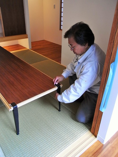 じつは、座卓。